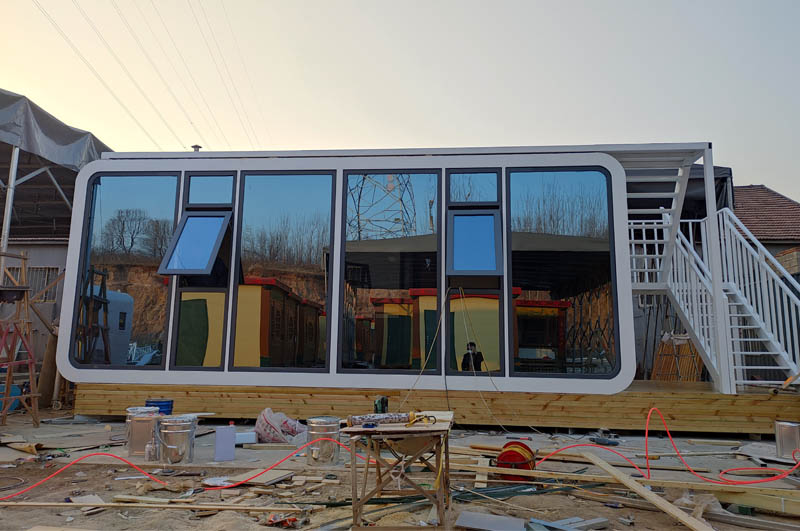 20ft Apple Cabin Container House for Glamping Resorts & Eco Tourism