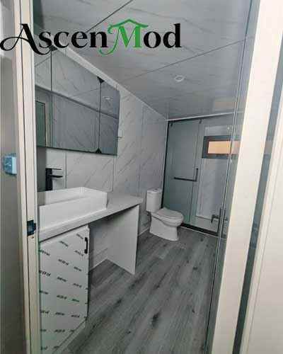40ft Double-Wing Foldable House Luxury Expandable Container Home with Modern Comfort ASCEN MOD