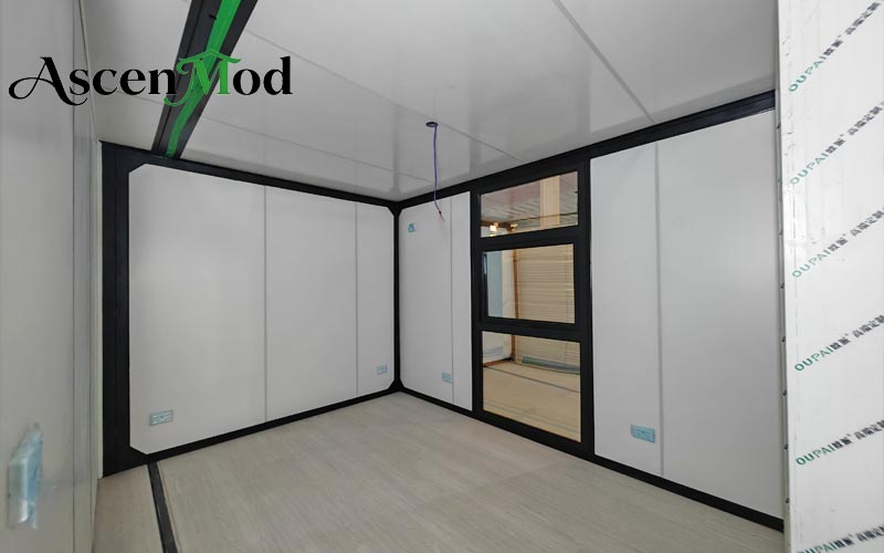 40ft Residential Container House Spacious Four-Bedroom Prefab Container Home ASCEN MOD 