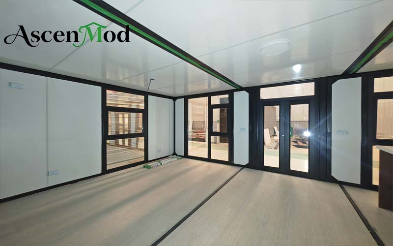 40ft Residential Container House Spacious Four-Bedroom Prefab Container Home ASCEN MOD 